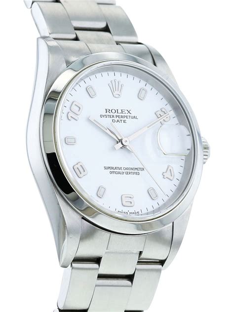 rolex oyster date pre owned